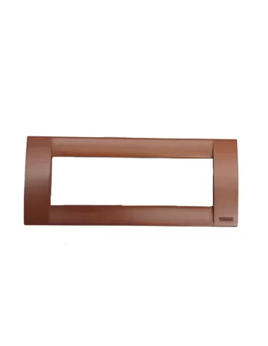 Vimar 16736.53 Placa Classic 6 Módulos en Madera de Cerezo